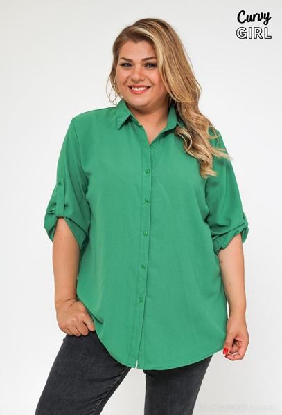 Picture of PLUS SIZE PLAIN SHIRT